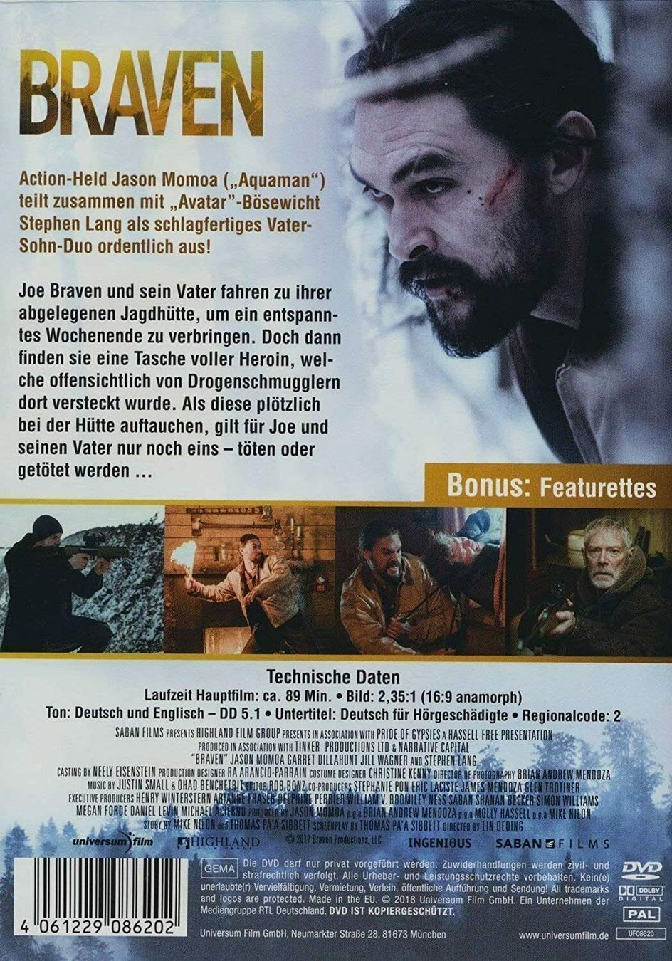 Alle DVDs: Braven                                               ©'2018 – Gebraucht aus St.Gallen von elk2022 3