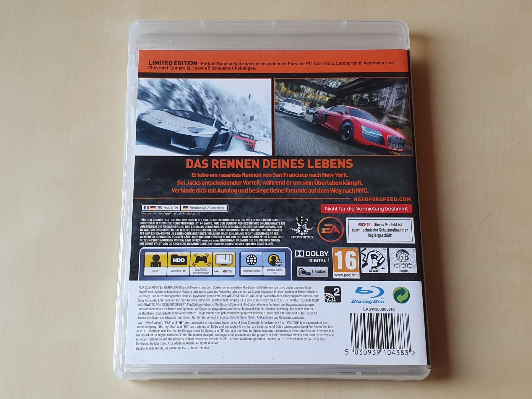 Sony Jeux: Need for Speed The Run – D'occasion à Stansstad par collectorsshop 1