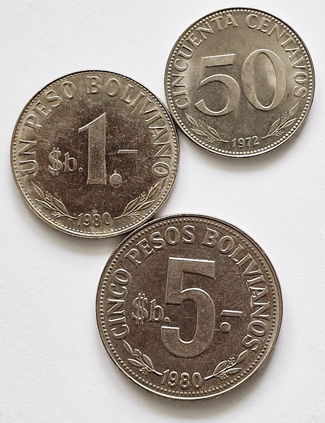 Toutes les monnaies: 3 x Bolivia – D'occasion à Illnau par swisshippo