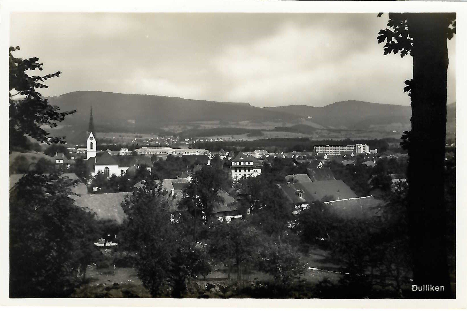 Cartoline postali: Dulliken SO Flugaufnahme  , 1940 – Usato da Solothurn venduto da Bepposol