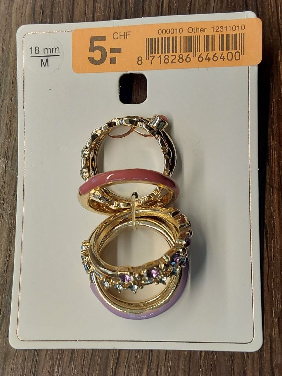 Ringe: 7 Fingerringe neu – Neu und originalverpackt aus Köniz von scopello12