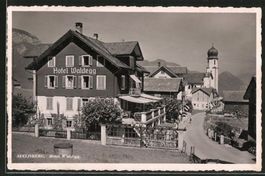 Seelisberg, Hotel Waldegg, gelaufen 1937