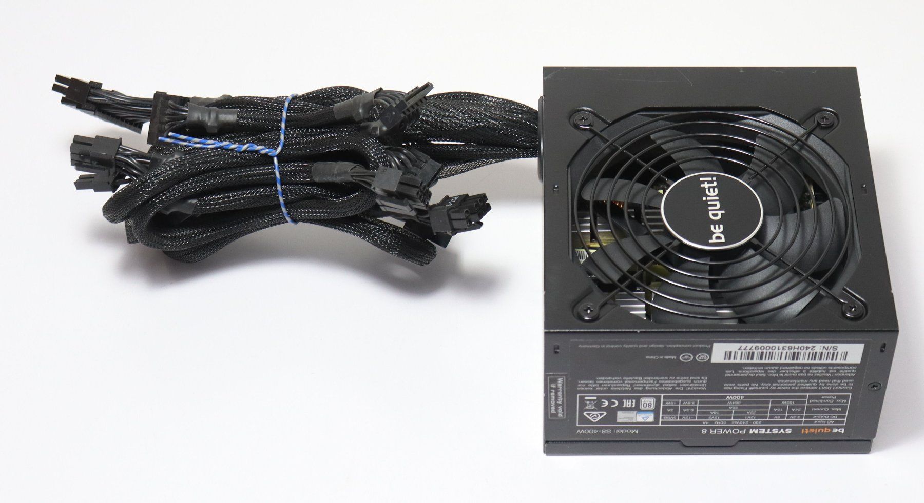 beQuiet! Custodie: BeQuiet System Power 8 400W ATX PC Netzteil 80Plus – Usato da Frick venduto da Techcat_GmbH