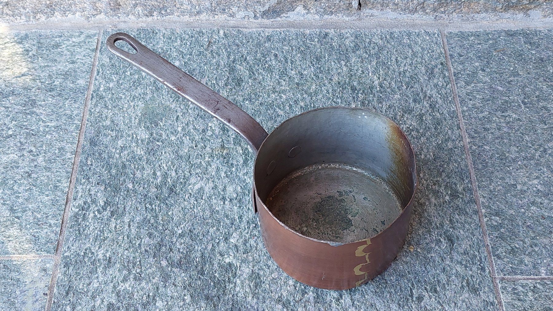 Padelle: Kupferpfanne, Durchmesser 14 cm – Usato da Muri b. Bern venduto da Spassholz 1