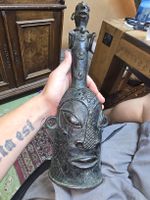 Antike Afrikanische Bronzeglocke aus Benin sehr selten (D)