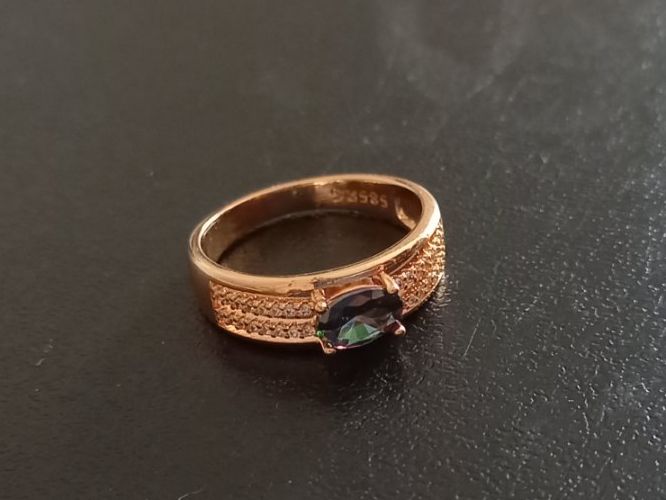 Ringe: Vergoldet Ring, Grosse 8 (57) – Gebraucht aus St-Prex von big_c6bb