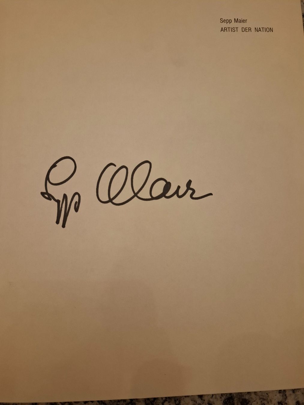 Libri: Konvolut: Sepp Maier mit Unterschrift – Usato da Winterthur venduto da rahelmedeaL 2