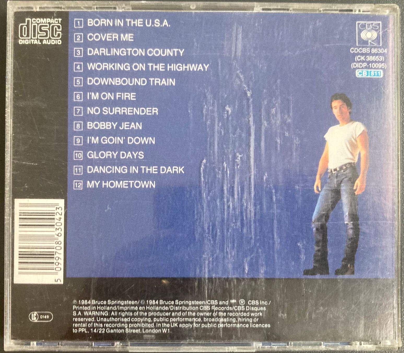 CDs: BRUCE SPRINGSTEEN - BORN IN THE U.S.A – D'occasion à Poliez-Pittet par Newtown-Records 1
