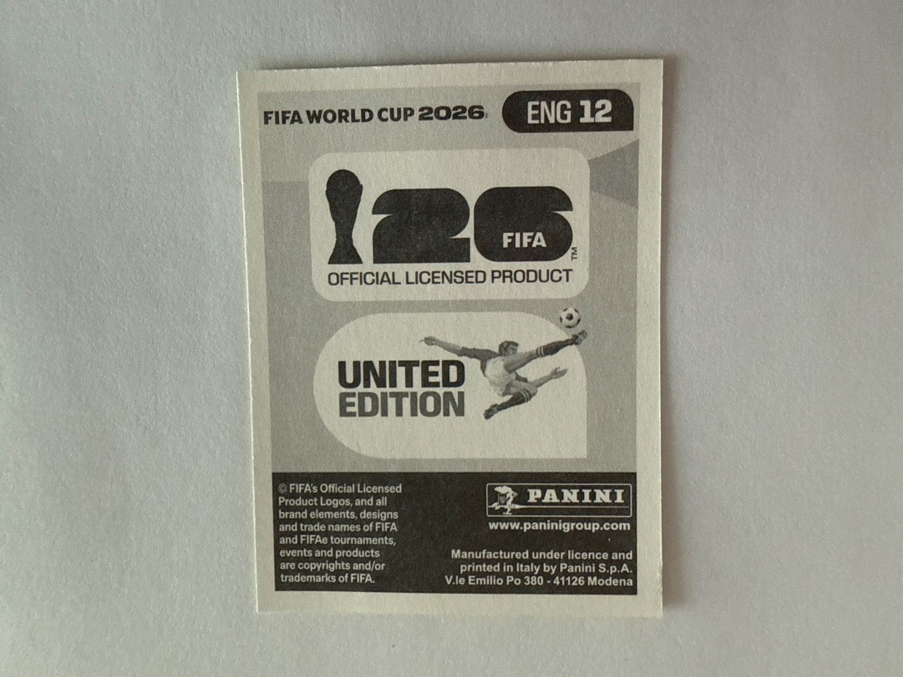 Panini Carte collezionabili: Palmer ENG12 - Panini CH Edition WM 2026 – Nuovo (secondo la descrizione) da Grenchen venduto da nicus_aveiro 1