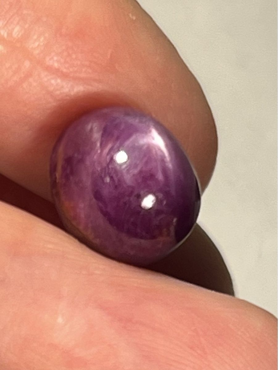 Edelsteine: Rubis Etoilé Naturel Cabochon Ovale, Inde, 11ct – Gebraucht aus Genève von DELIRBEADS 4
