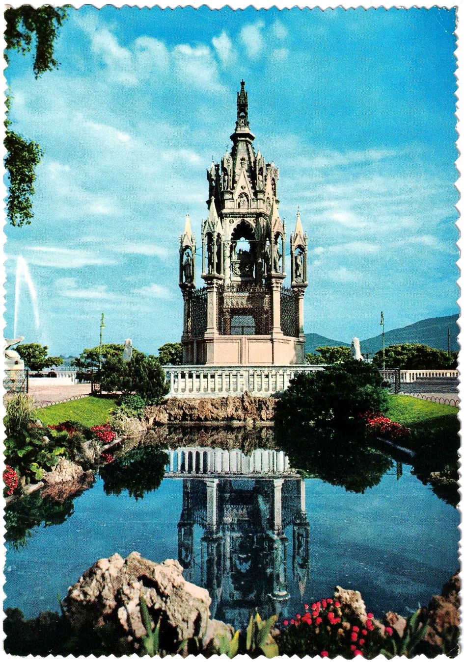Cartoline postali: GENF - Monument Brunswick ca. 1965 – Usato da Oberdorf BL venduto da Hopfehuepfer