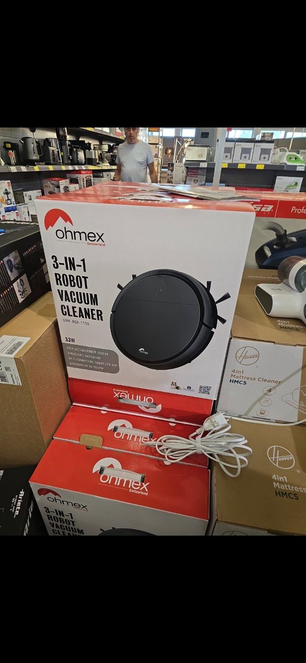 Ohmex Aspirapolveri & Accessori: Saugroboter Ohmex mit Ladestation gebraucht – Nuovo (secondo la descrizione) da Hellbühl venduto da Merchico_chico 3