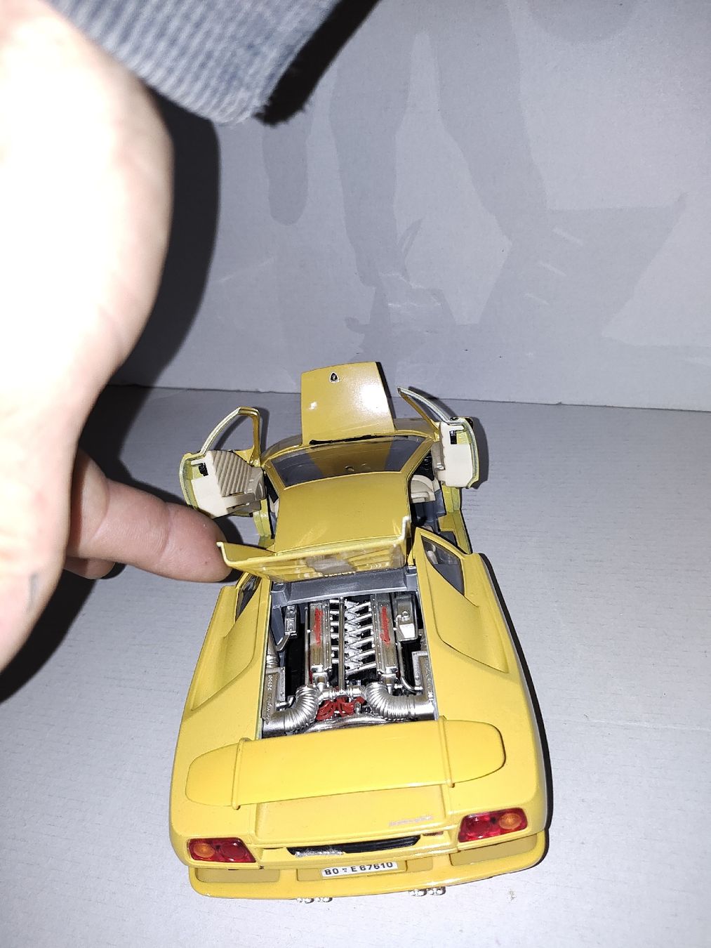 Bburago Modellautos: Lamborghini Diablo Gelb, Burago 1/18 – Gebraucht aus Boniswil von 1988liringreen 1
