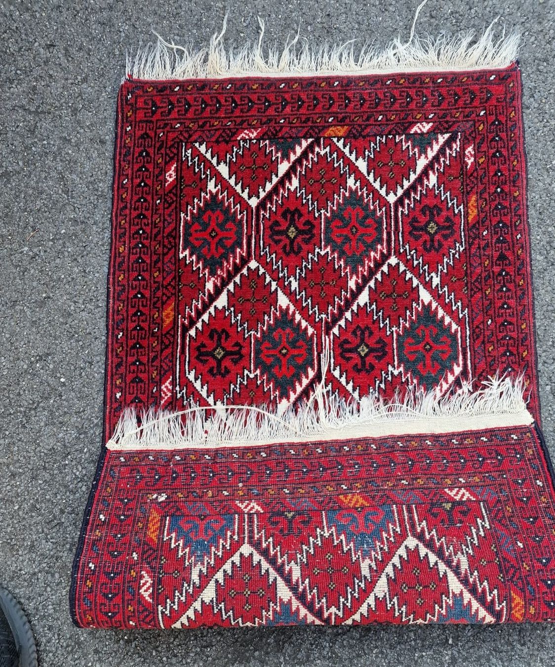Tappeti: Usbekischer Vintage Bukhara Teppich – Usato da Flums venduto da Flumsantik 1