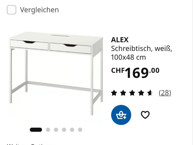 Ikea Schreibtische: Schreibtisch / Pult – Neu (gemäss Beschreibung) aus Niederweningen von Waltera0