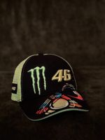 VR46 Monster Energy Cap, Valentino Rossi, Top Zustand!