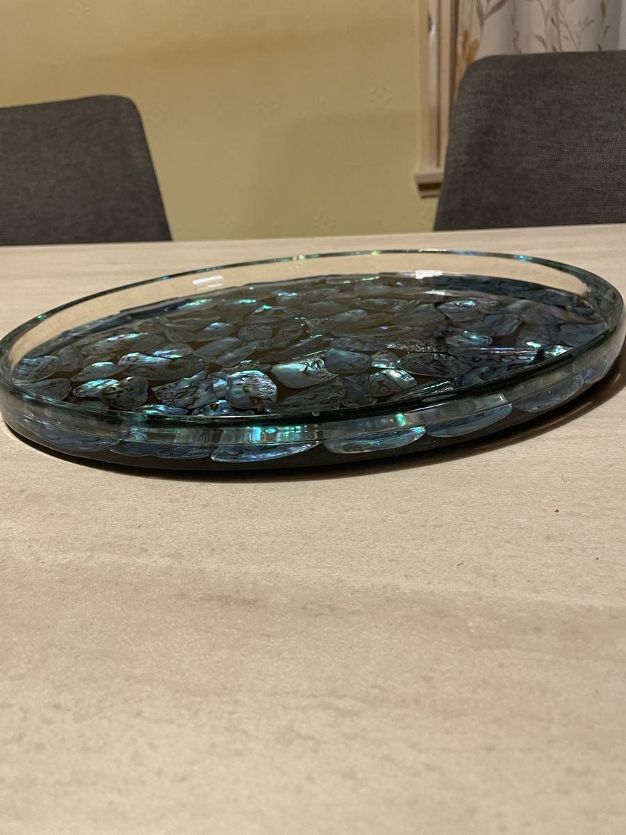Teller: Schönes Tablar mit Muscheln – Gebraucht aus Flawil von Naphtali 2