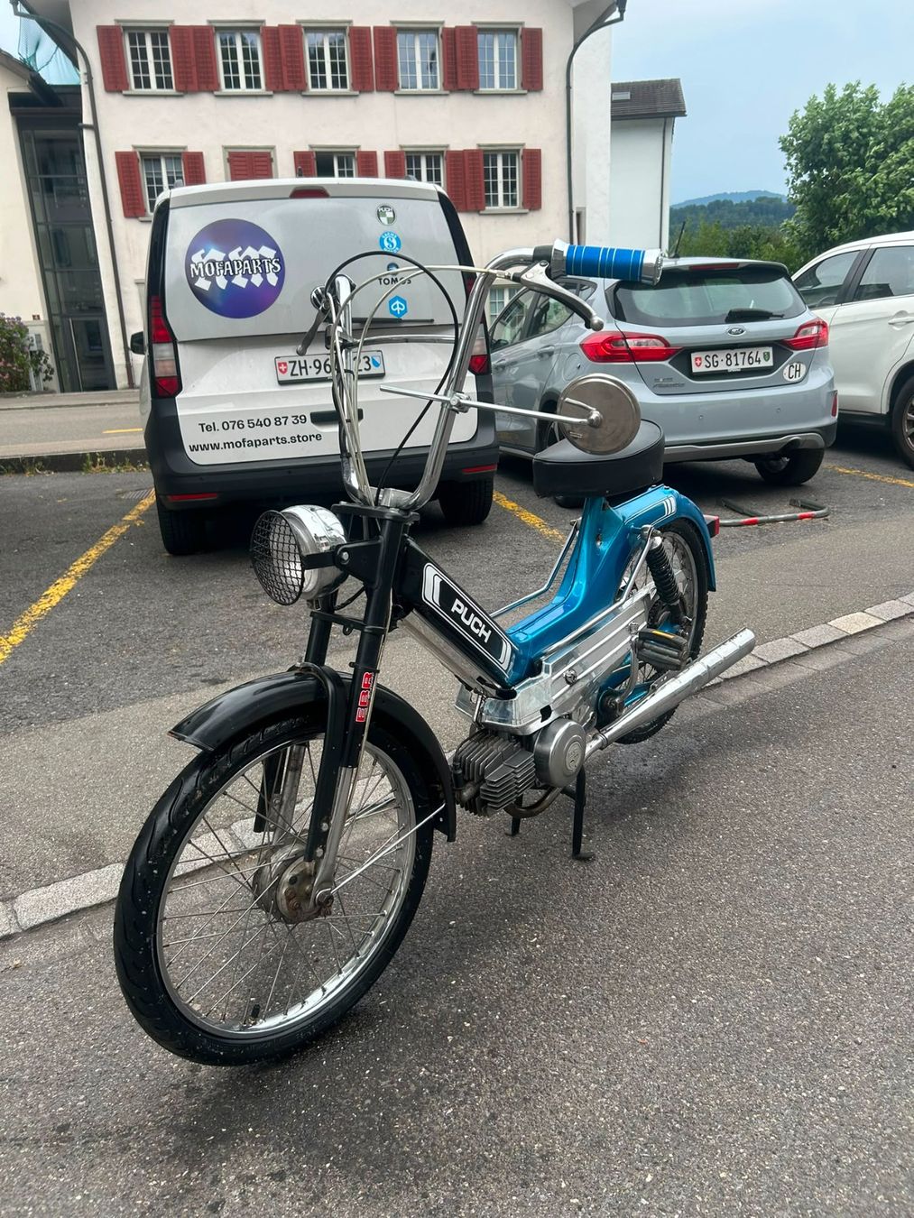 Puch Ciclomotori: Puch Maxi S mit Ausweis, Matching Numbers. – Usato da Schmerikon venduto da Mofaparts 2