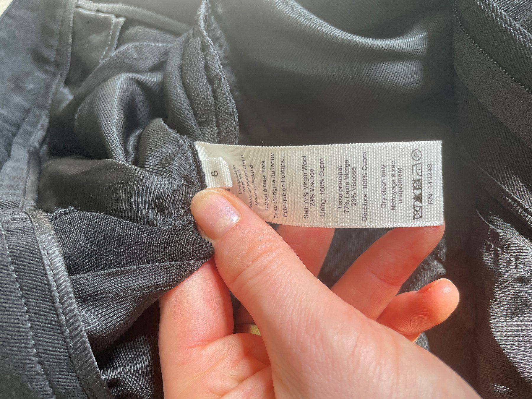 Khaite Pantalons: KHAITE August Hose in Schwarz – D'occasion à Zürich par ann_lv2n 6