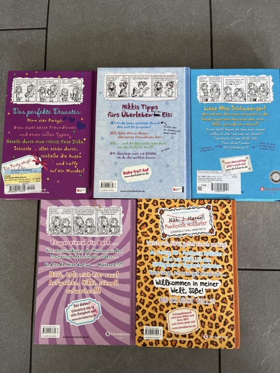 Bücher: DORK-Diaries 5 Bände – Gebraucht aus Galgenen von obe_dj6b 1
