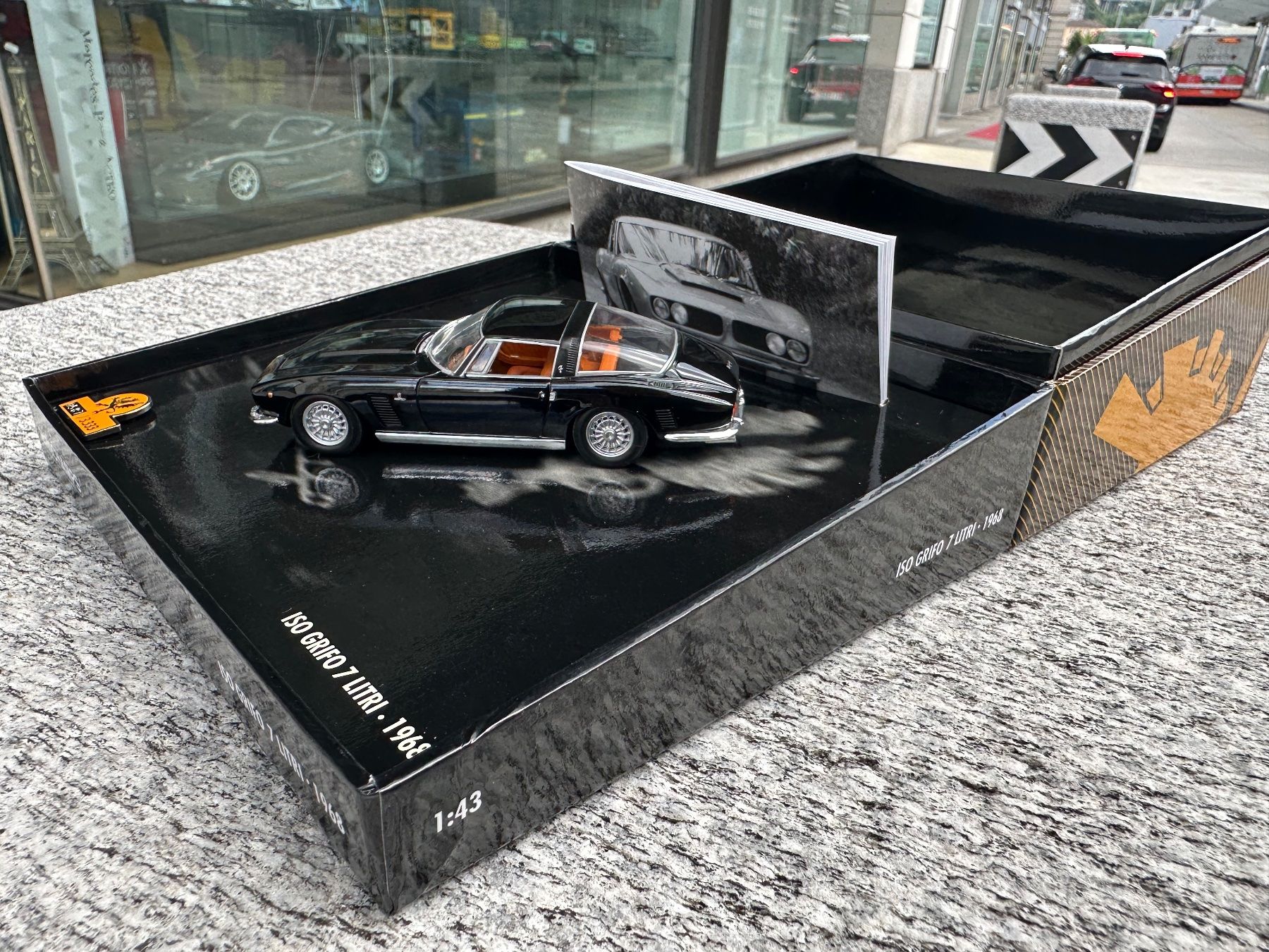 Minichamps 1:43 ISO Grifo 7 litri 1968 Black‪‪ (Neu (gemäss‬‬