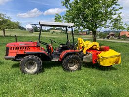 Carraro 7700 mit Zwei Knüsel Mähwerk
