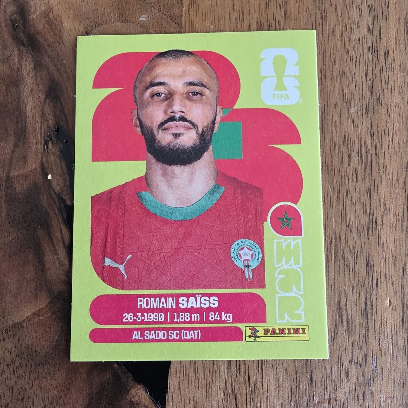 Panini Cartes à collectionner: Panini MAR7 Romain Saïss  – Neuf avec emballage d'origine à Buchs AG par LogoParts