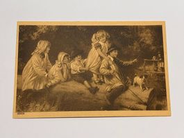 alte Postkarte Kinder NEU