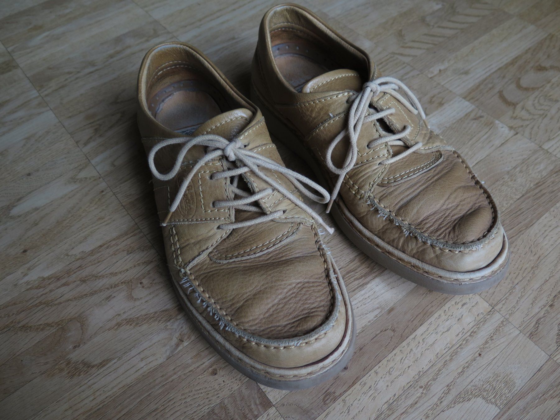 Scarpe da uomo: Sioux Leder hellbraun Schnürschuh Grösse 8 - 42 – Usato da Zwingen venduto da Tigertimmi