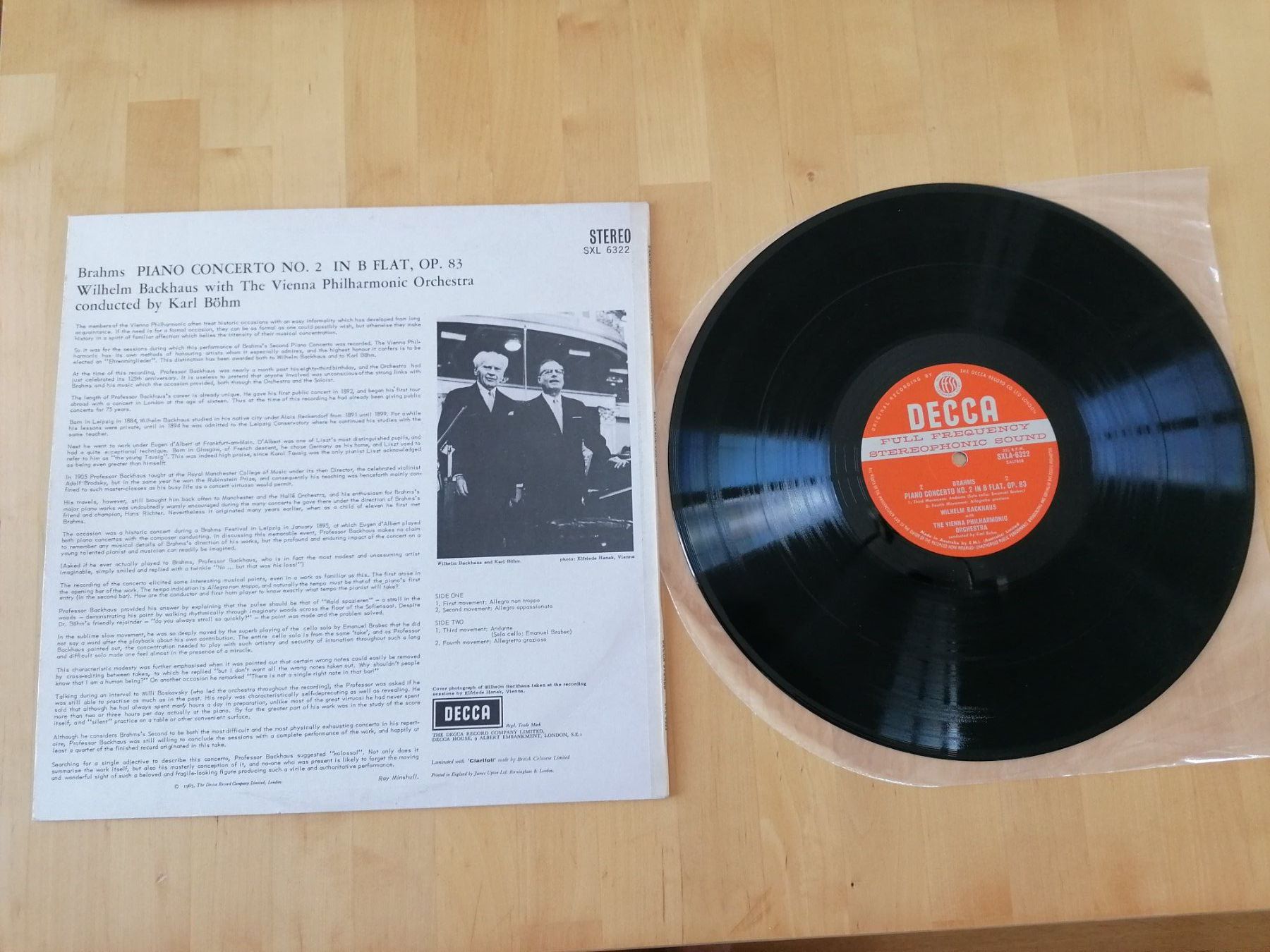 Dischi in vinile: Brahms - Piano Concerto No.2 – Usato da Emmenbrücke venduto da WintoWin 2