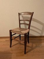 3 Stuhl aus Holz und Rattan