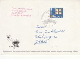 Sonderstempel A. 942 Drei-Länder-Flugtag Altenrhein 1963