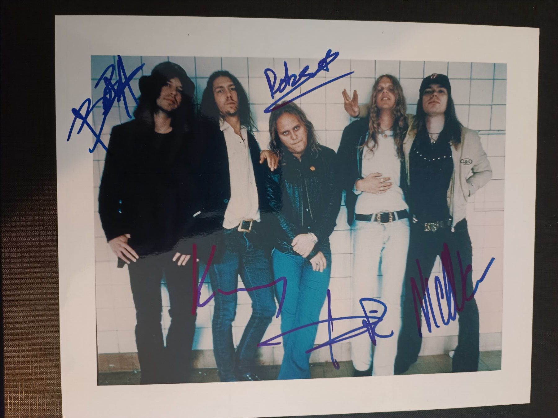 Autografi: The Hellacopters - handsigniert - 20x25cm – Usato da Menziken venduto da Artographs