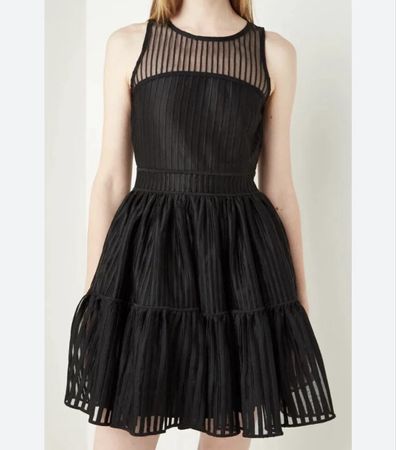 Maje Kleid, Grösse 42, Schwarz, Mini, Sommerlich, Top!