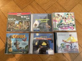 Hörspiele: Drei Fragezeichen, Robinson Crusoe, u.a.