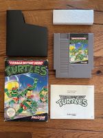 Teenage Mutant Hero Turtles NES Spiel mit OVP und Anleitung