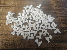 lego 4599b lot de 70 pièces White Tap 1 x 1 without Hole