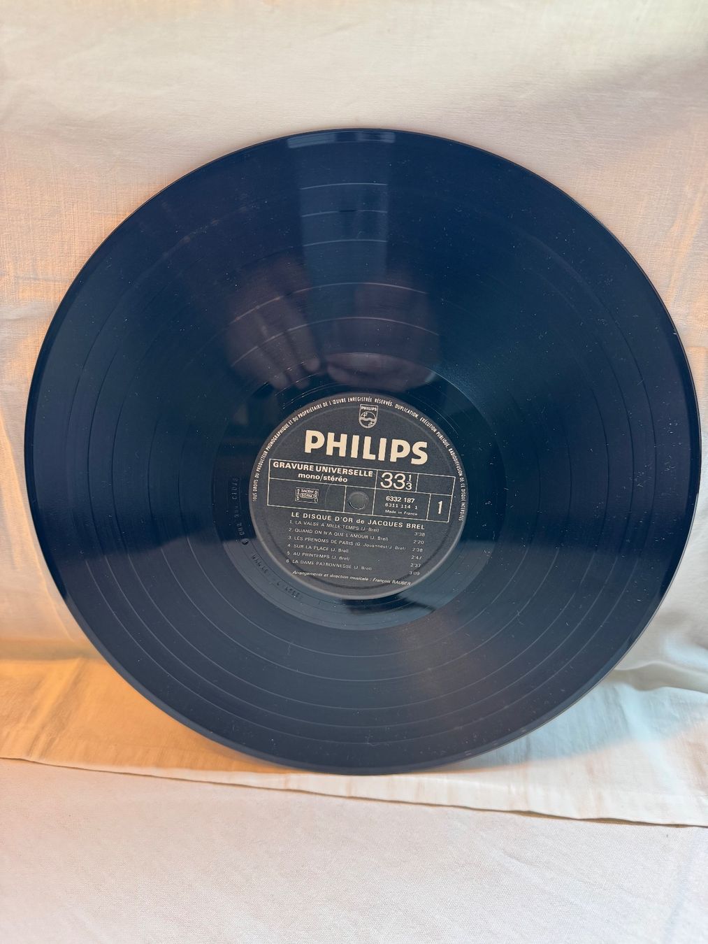 Dischi in vinile: Jacques Brel - Le Disque d'Or, Vinyle Original Philips – Usato da la Chaux-de-Fonds venduto da Lampe 2