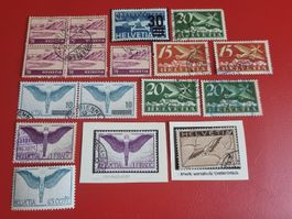 SAMMLUNG FLUGPIST SCHWEIZ: KLEINE AUSWAHL AB 1924