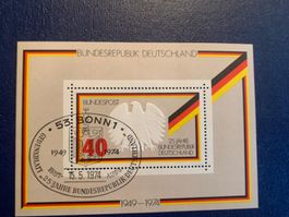 25 Jahre BRD mit Gummi und ET-Stempel Luxus