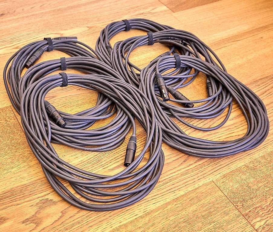 Microphones: 1 von 3 XLR-Mikrofon Kabel 10m - neu konfektioniert – Neuf (Voir description) à Aarau par Bigbenmusic