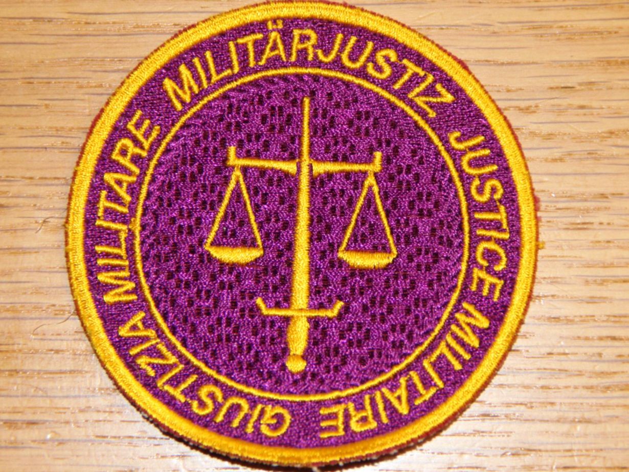 Schweizer Armee Placchette & Badge: Militärjustiz Badge – Usato da Belp venduto da Tomsek