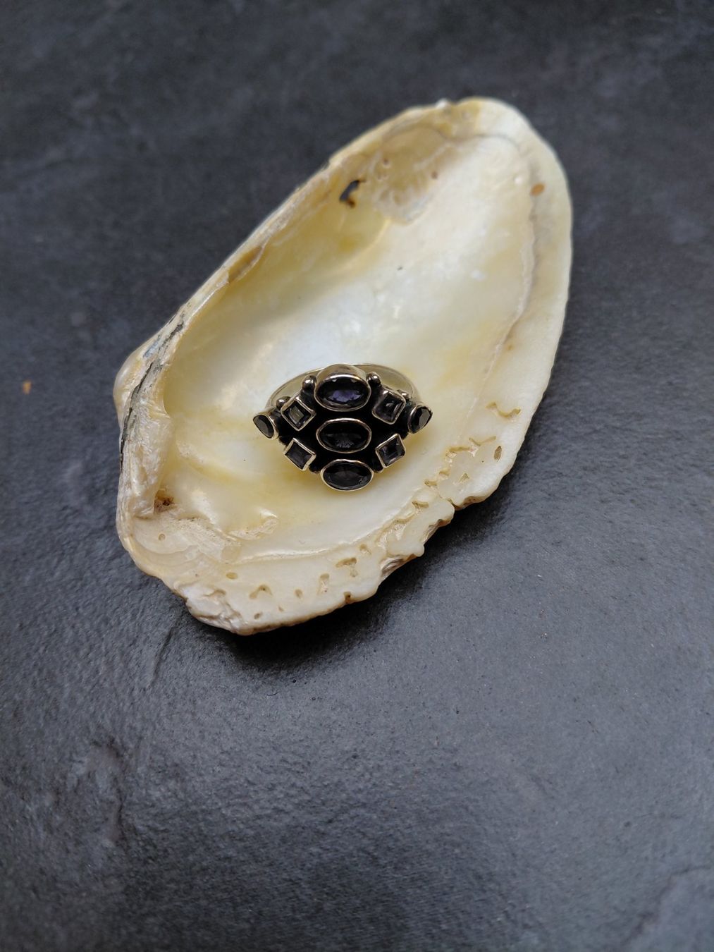Anelli: bague argent et iolite – Nuovo (secondo la descrizione) da Boussens venduto da mgerma54