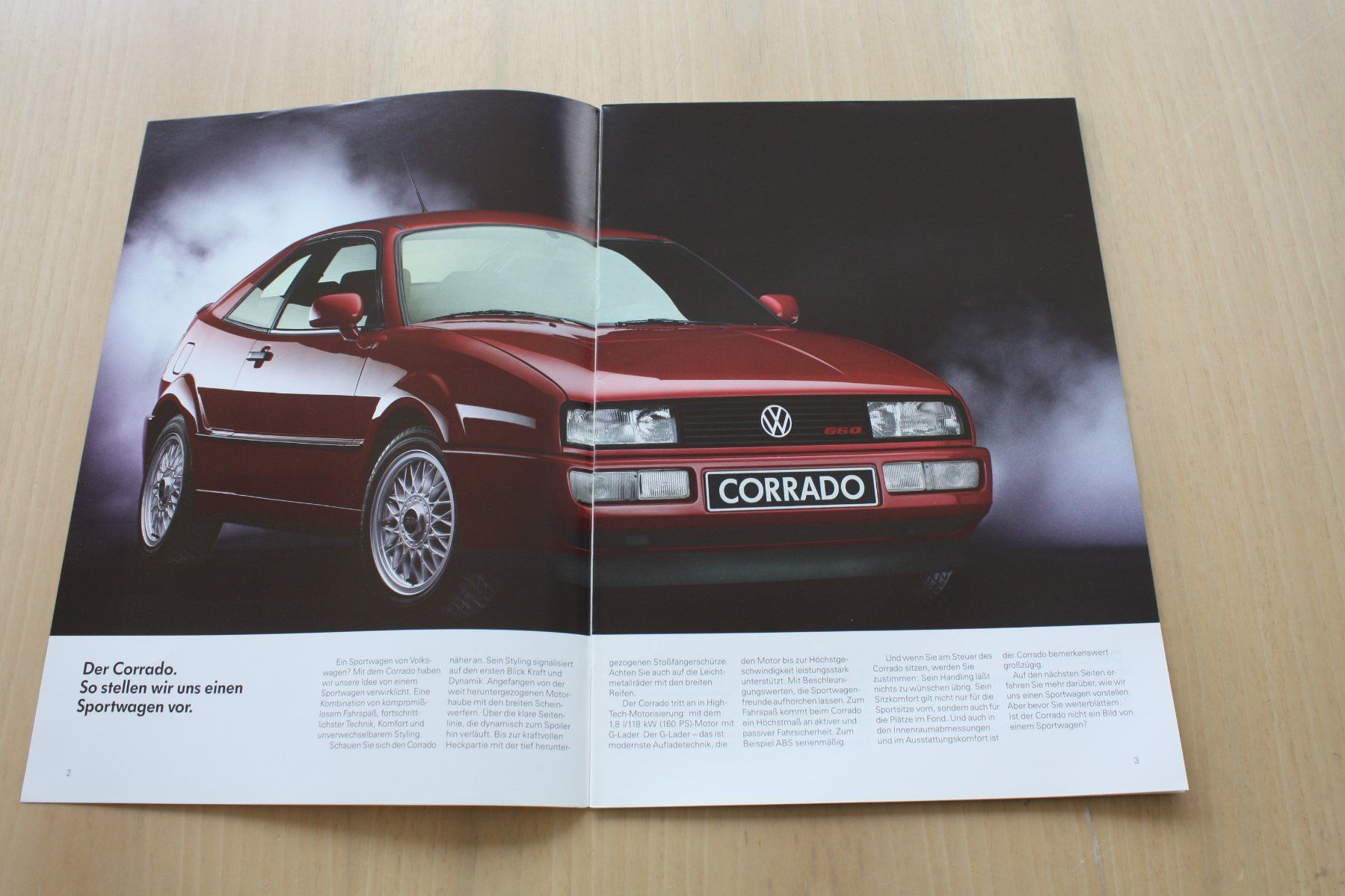VW Documenti: VW Corrado Prospekt 1/1991 – Usato da Wikon venduto da erwin400 1