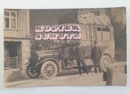 Antike Ansichtskarte Saurer Postauto Alt St. Johann 1920er