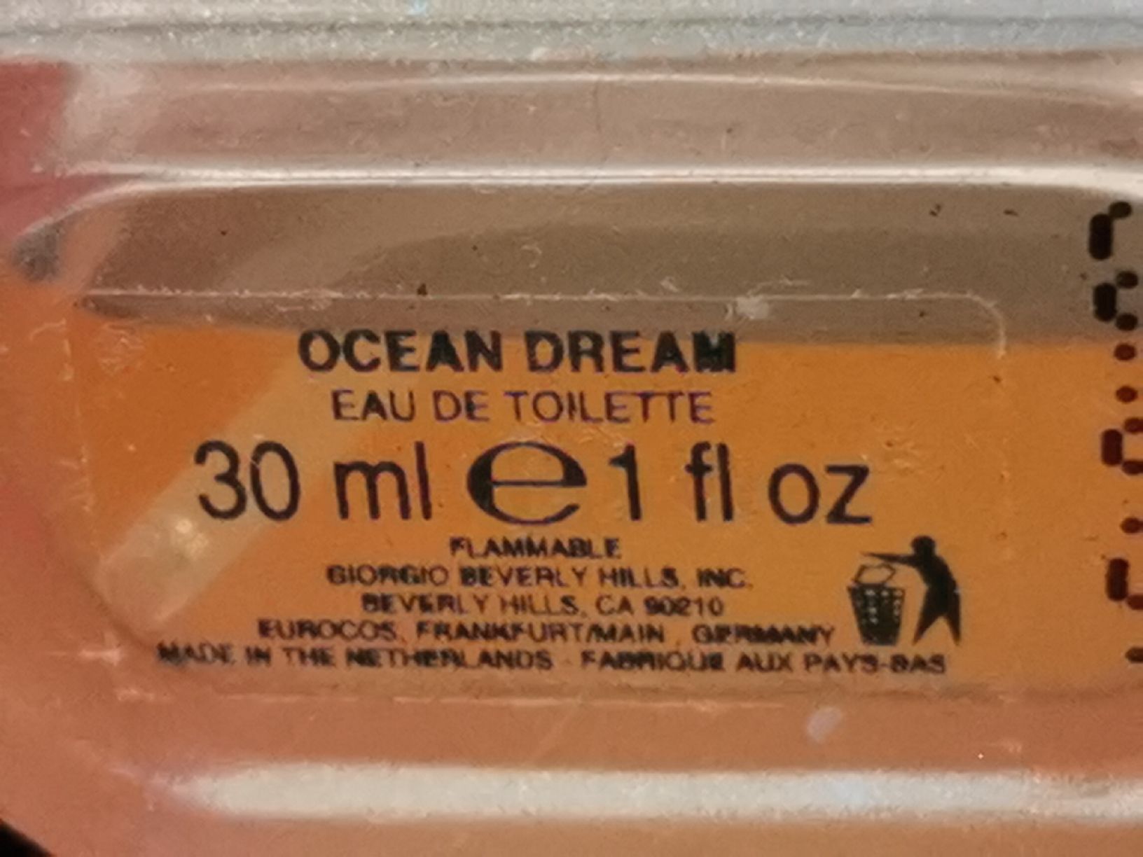 Parfum & Eau de Toilette: Ocean Dream by Beverly Hills 30 ml.  – Gebraucht aus Schlieren von vlalif 2