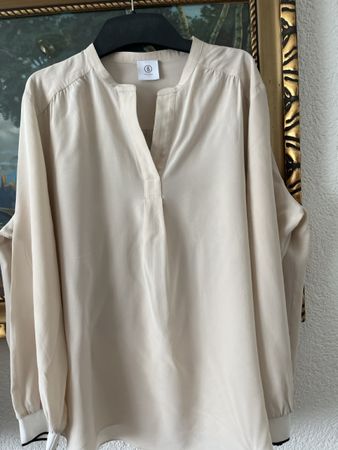 Bogner💯SeideBluse elegant Gereinigt Neuwertig GrL(K6
