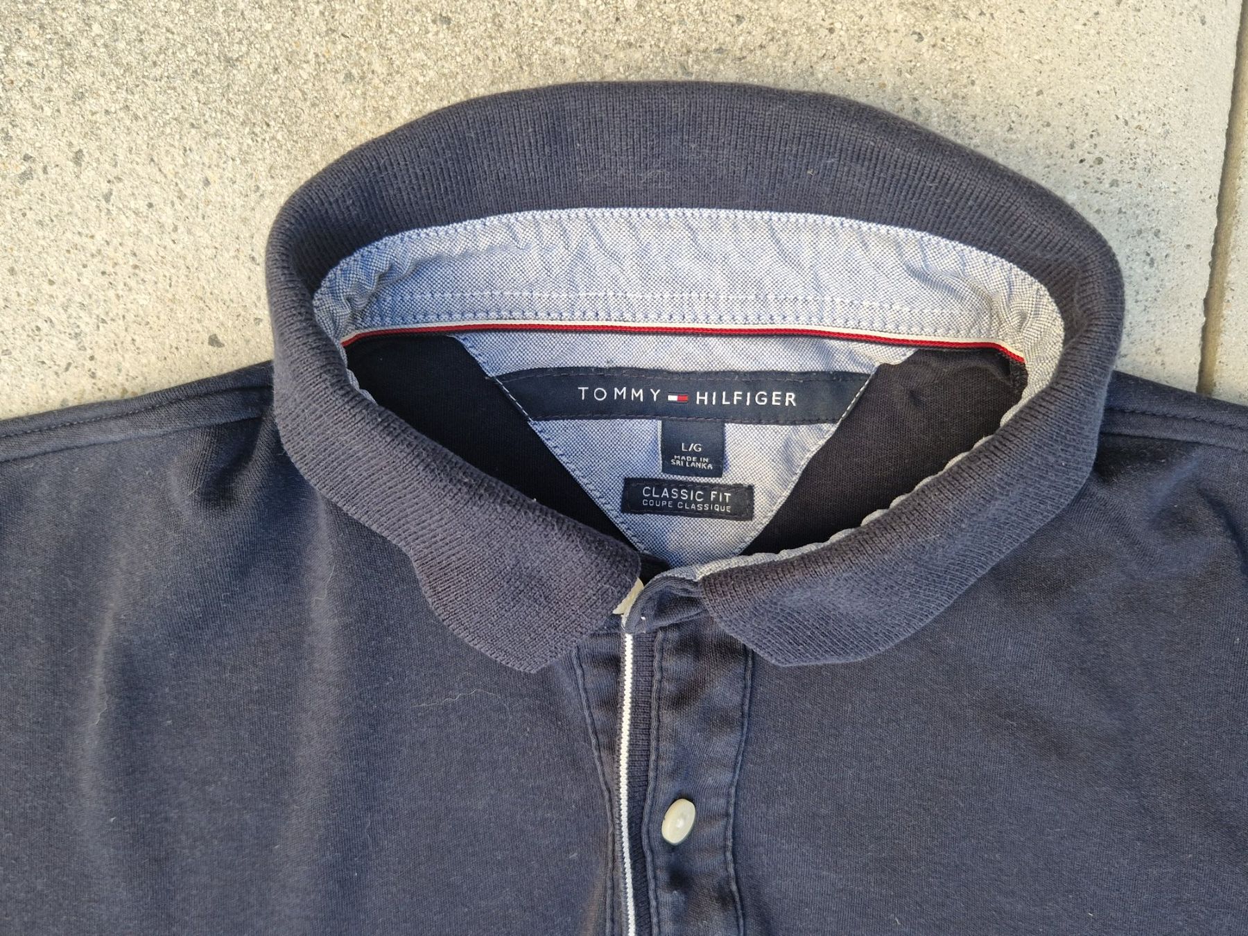 Tommy Hilfiger Polo-Shirts: Tommy Hilfiger Polo Gr. L dunkelblau – Gebraucht aus Winterthur von Marcello66 1
