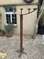 5fach 2m Kerzenständer Metall Rost Optik Gartendeko