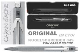 849.069 ORIGINAL * 849 Caran d'Ache * Goliath Blau M + Etui